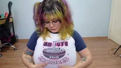 i was really hot with that shirt