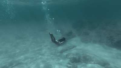 Come swim with me, the water feels even better when there’s nothing between us