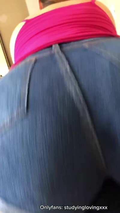 dry fuck with my jean shorts..