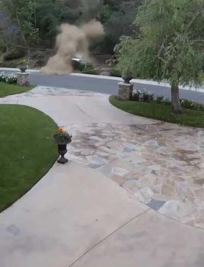 Arriving home by a shortcut