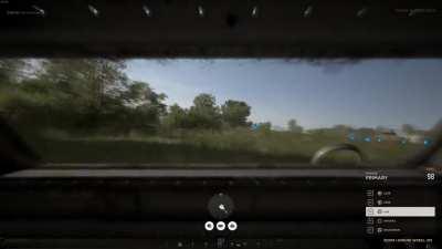 completely crazy tank battle between our american recon tank and a panther