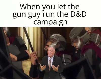 Bringing modern guns to fantasyland is a lot more fun than you might think it is