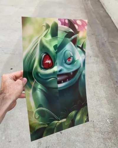 My Pokemon “The Starting Choice” 3D Lenticular Artwork Poster ... hand drawn & self-produced!