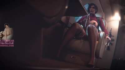Ada Gripping and Fapping Her Monster Futa Meat to Chill (ResidentEvil)[Forged3DX]