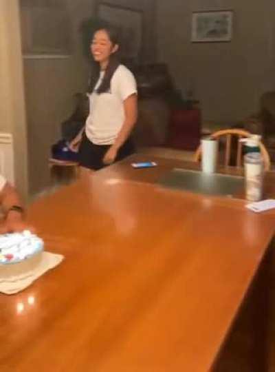 Cake facing gone wrong