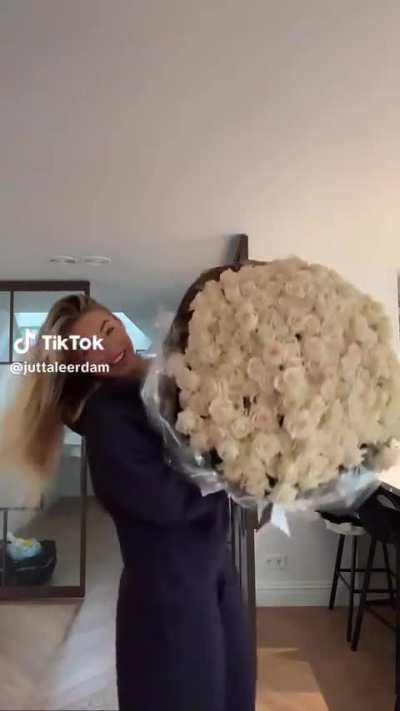 Flowers from jake for the NK today