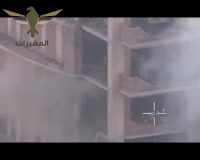 Sudanese army(Al-Mughirat Battalion) targeted RSF with FPV drones and destroyed an ammunition depot.