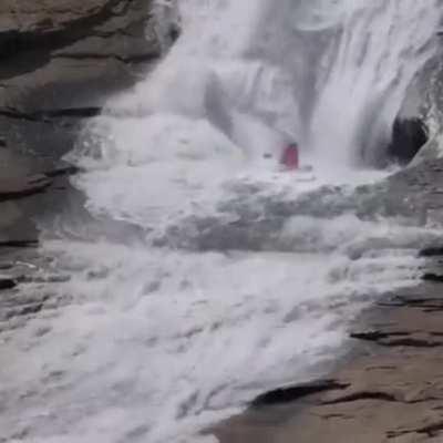 HMRB while I kayak down this waterfall