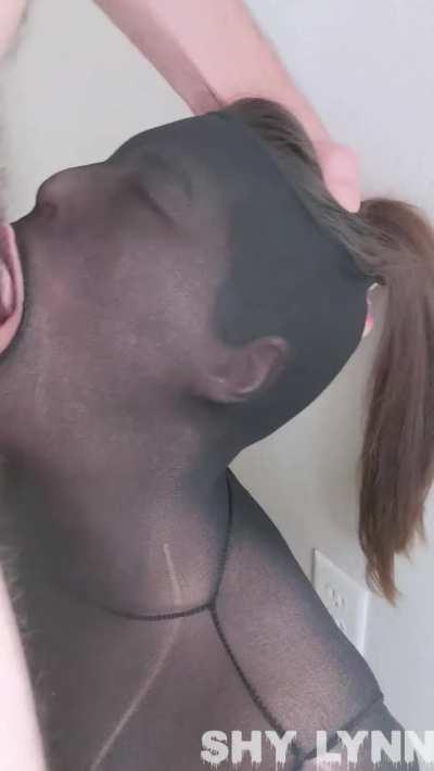 He used my throat like a fleshlight, I was so wet.