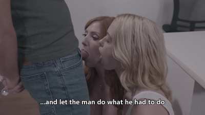 Lauren gets a job as a secretary