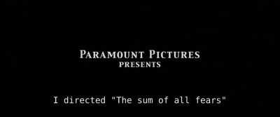 The only correct way to watch Tom Clancy's movies is with the commentary tracks