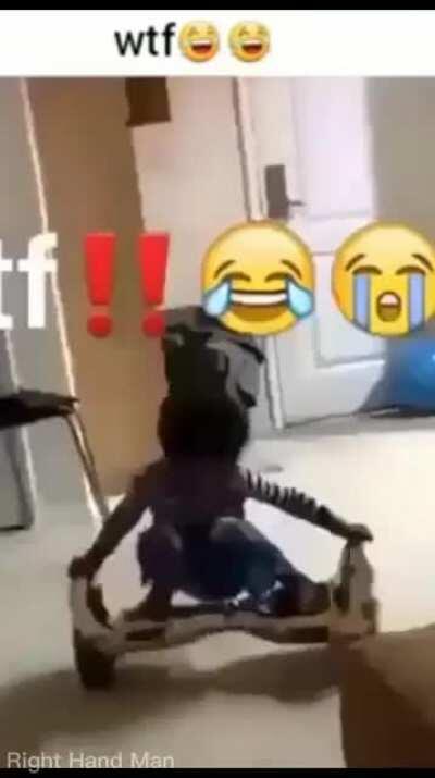 😀falling down the stairs😀