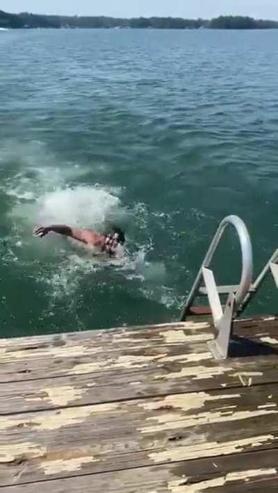 Swimming against the current