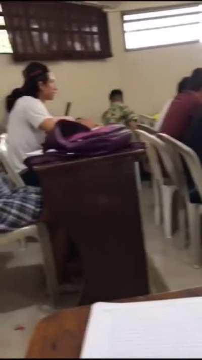 Perfect moment to pan the camera