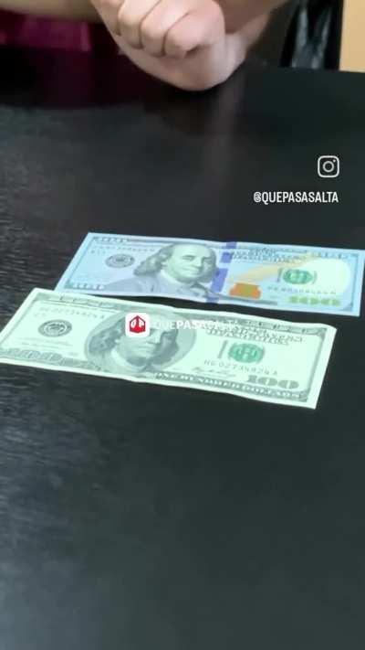 En Argentina 100 d&oacute;lares valen menos que 100 d&oacute;lares