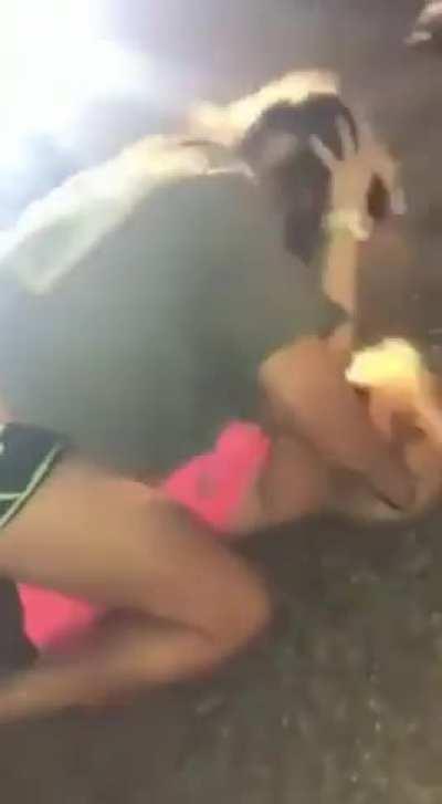 Fight her into the Cornfield Catfight.  