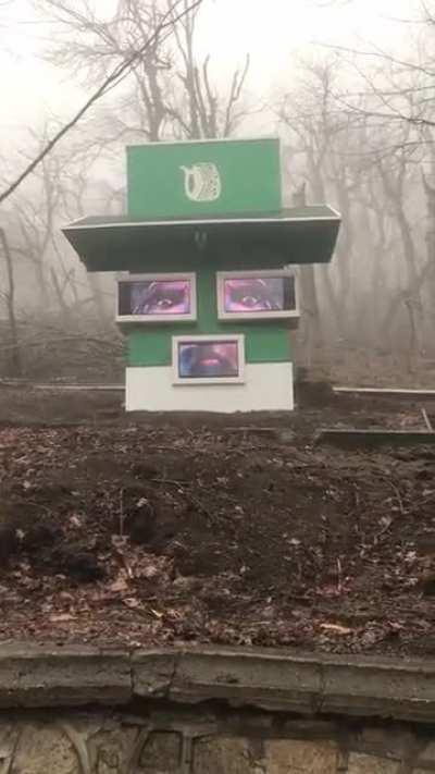 Zheleznovodsk is a bit creepy with its information booths for promoting tourism.