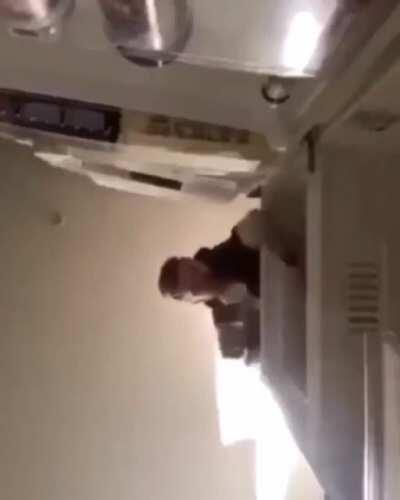 Poor guy just wanted a snack