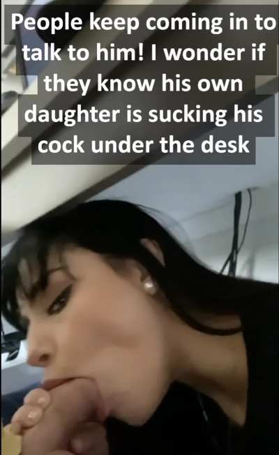 Bring your daughter to work day (credits to original poster u/WincestCaptions - A+ hot captions!)