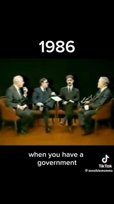 Frank Zappa trying to warn us in 1986...