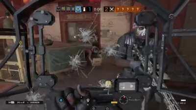 Well that's one way to win a 1v5...