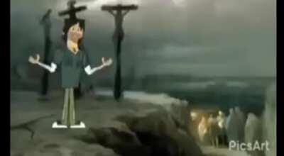 He kicked the bucket....