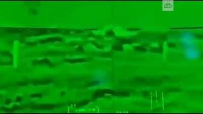 American soldiers launching a rocket towards a tank to show off accuracy gets hit by a duck.