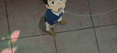 Pulling out a loose tooth [Penguin Highway]