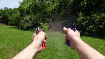 Dual-Wield 3D Printed Browning Hi-Power Frames - Happy 4th Weekend!