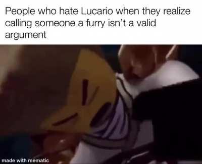 You can’t shake my enjoyment of Lucario