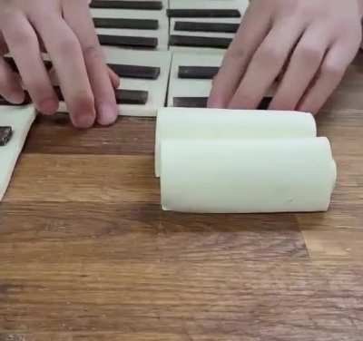 Making pains au chocolat! Probably my favorite pastry all time