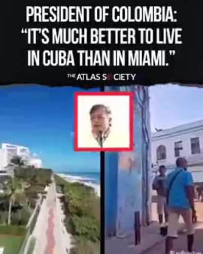 Según la Petro, en Cuba se vive mejor que en Miami