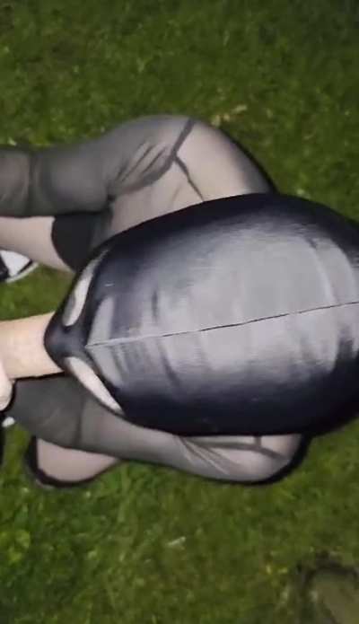 slutty twink sucking cock outdoors