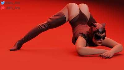 Catwoman does Jack-o-Pose (KES) [Injustice 2]