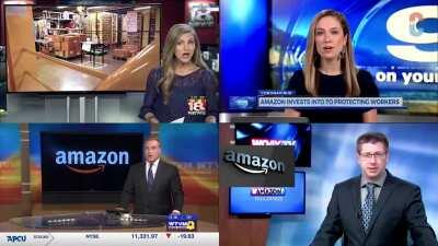 In Communist dystopias, state-controlled media repeat the same propaganda on every channel to brainwash the populace