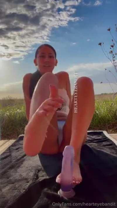 Footjob JOI