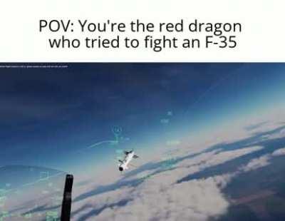 It was a mistake trying to fight the F-35 BVR