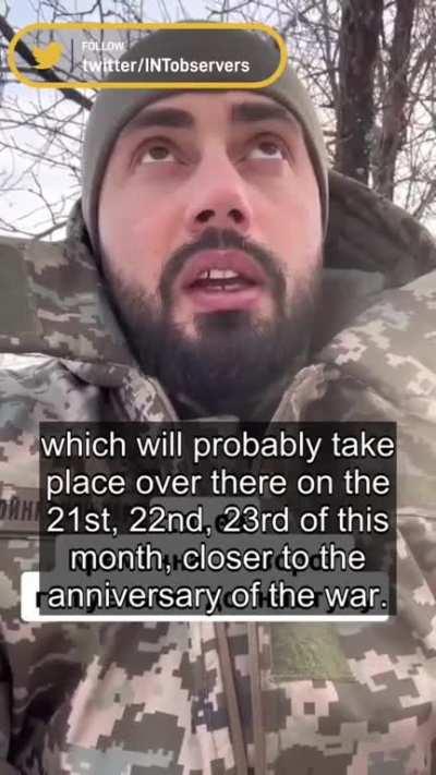 Update from one of the soldiers in the Svatove-Kreminna direction 19-02-23 🇺🇦