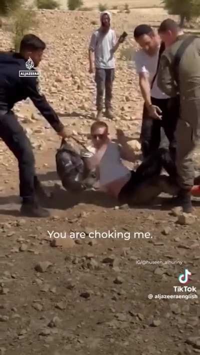 Israeli forces assaulted and detained US-Israeli activist Dean Tulkoff after he tried to stop illegal settlers from destroying Palestinian water pipelines in the occupied West Bank