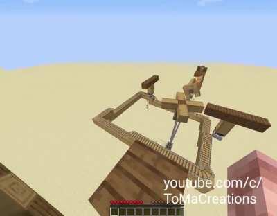 Parkour in Minecraft Create.