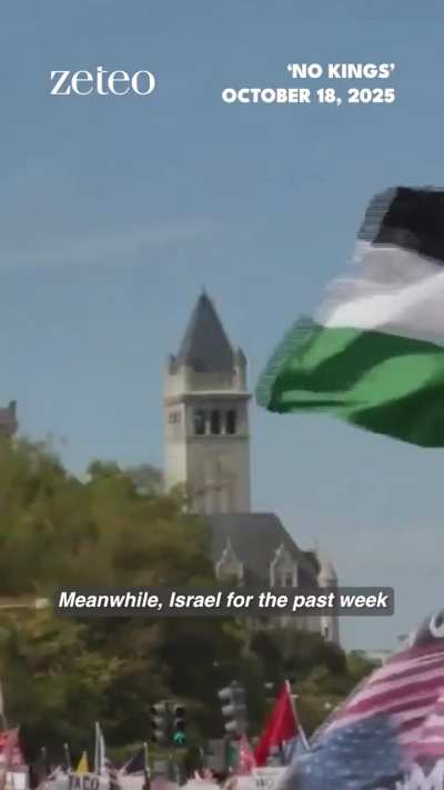 Mehdi at 'No Kings' Rally: 'I Have Hope... The Palestinians Will Be Free'