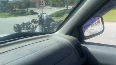 Homemade trike in my hometown