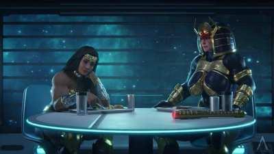 Futa Wonder Woman & Big Barda (Amazonium) [DC]