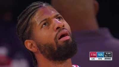 [Highlight] One of Mike Breen’s funniest calls all year: “It’s not on you Paul, it’s not your fault”