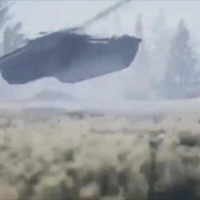 Flying tank
