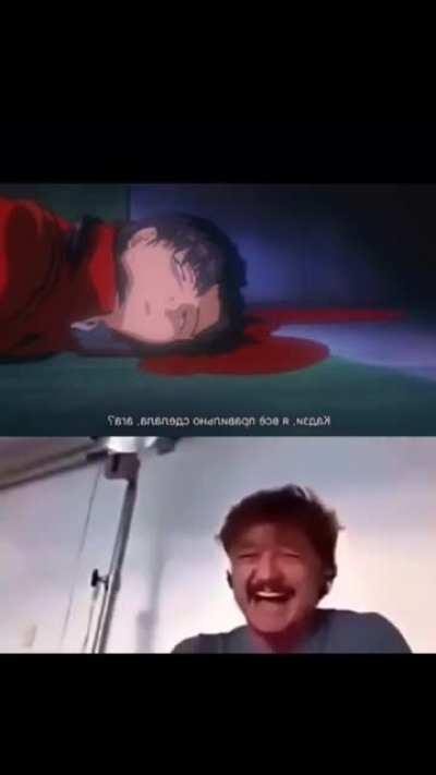 First time watching Evangelion be like