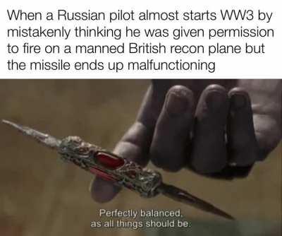 Last September World War III was both nearly caused and then averted by Russian incompetence.