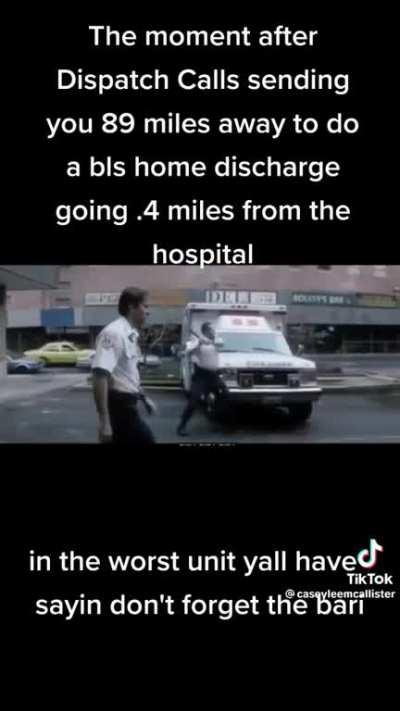 And its only your 19th call this shift