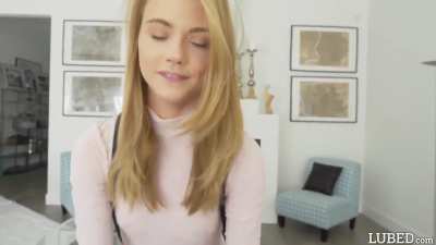 Cute Blonde Gets Fucked and Creampied