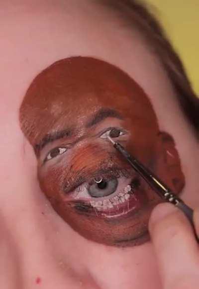 A slightly terrifying Steve Harvey